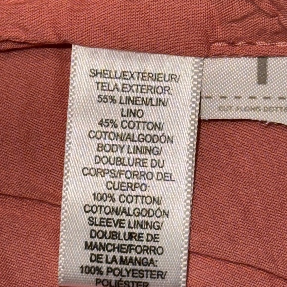 LOFT • Linen/Cotton Blend Zip Up Blazer - Picture 3 of 9